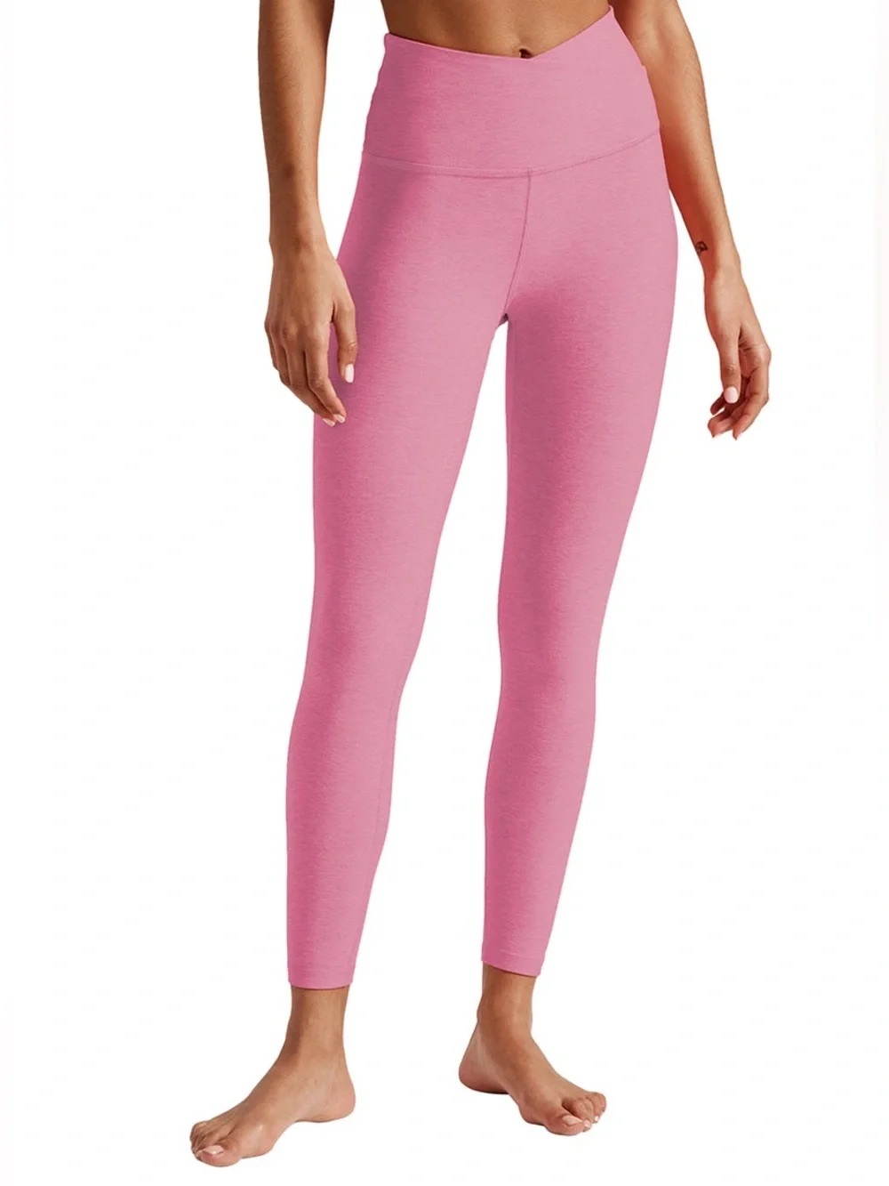 BEYOND YOGA Spacedye At Your Leisure High Waisted Crossover Midi Leggings